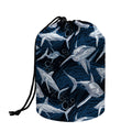 Shark Underwear Pattern Print Drawstring Makeup Bag