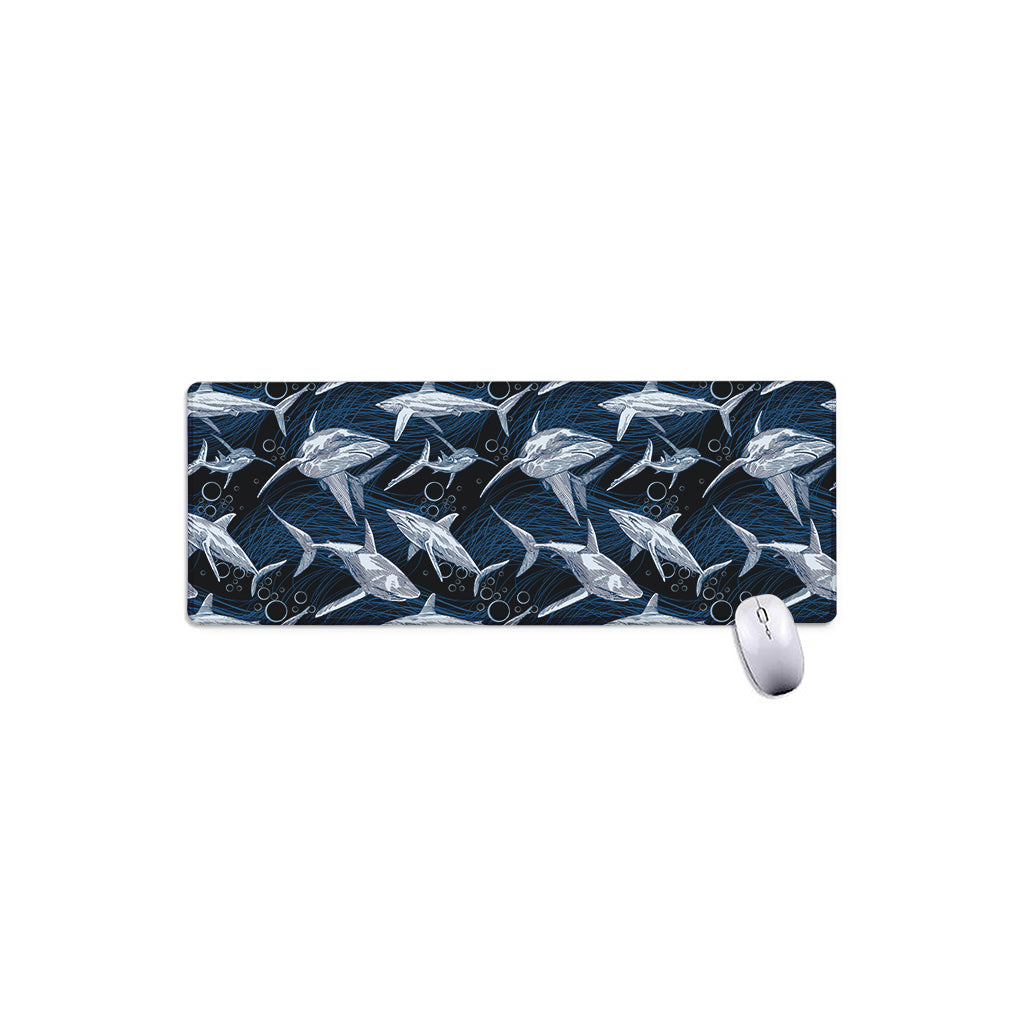 Shark Underwear Pattern Print Extended Mouse Pad