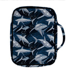 Shark Underwear Pattern Print Front Pocket Bible Bag