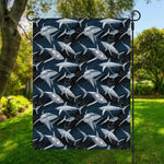 Shark Underwear Pattern Print Garden Flag