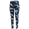 Shark Underwear Pattern Print High-Waisted Pocket Leggings