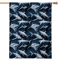 Shark Underwear Pattern Print House Flag