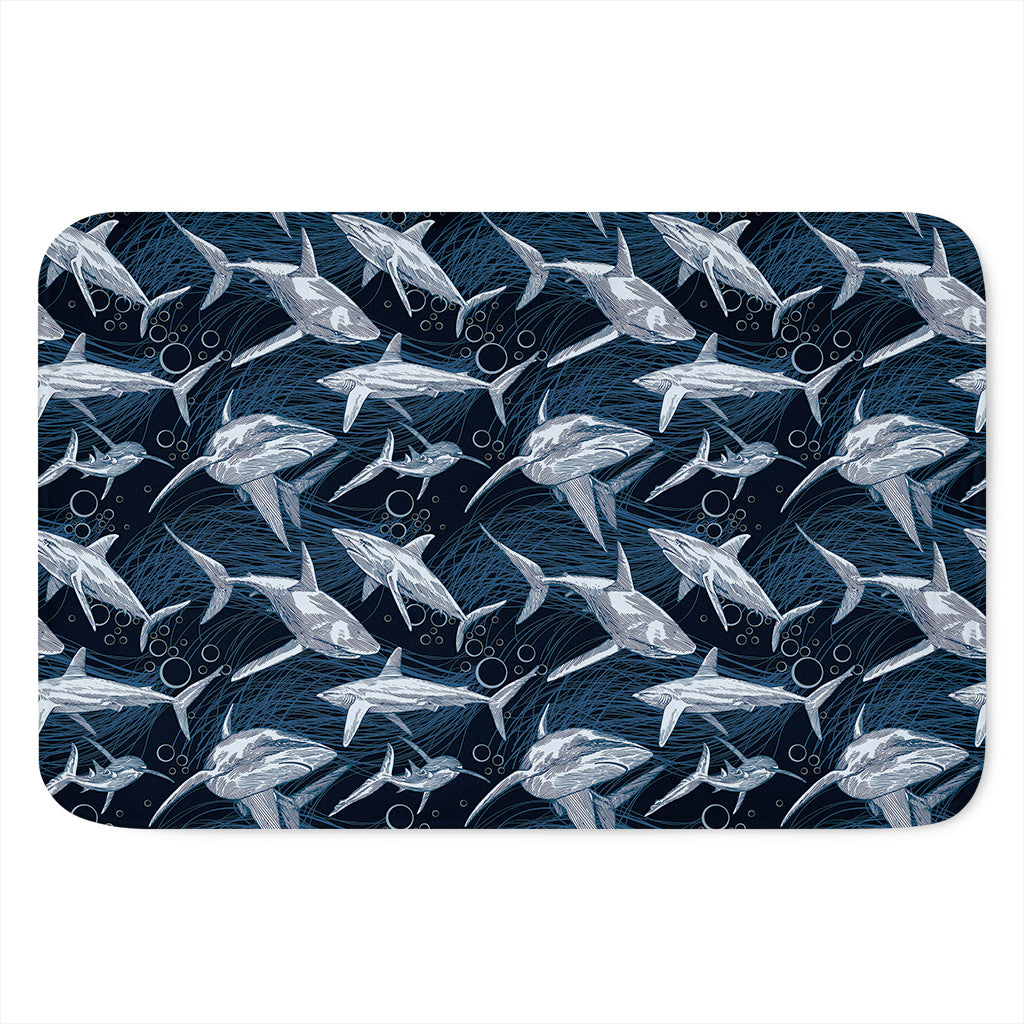Shark Underwear Pattern Print Indoor Door Mat