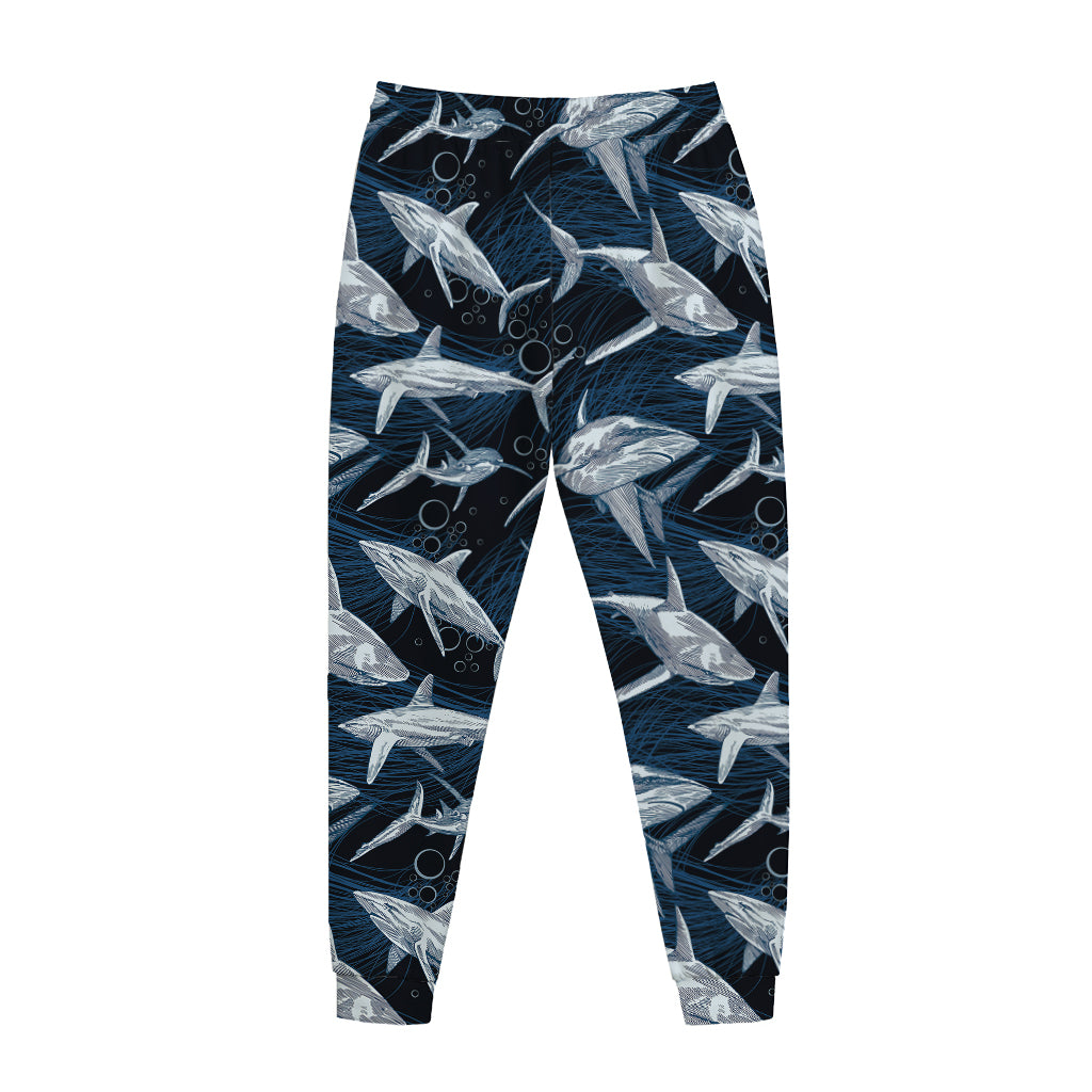 Shark Underwear Pattern Print Jogger Pants