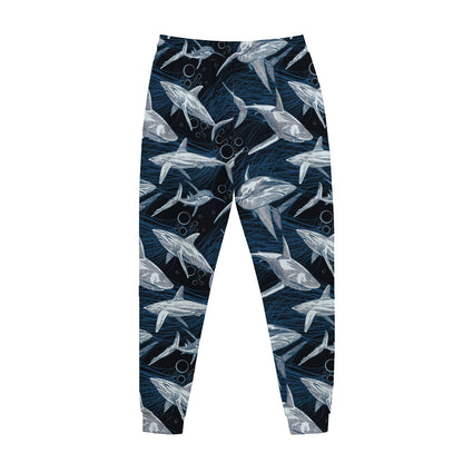 Shark Underwear Pattern Print Jogger Pants