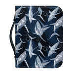 Shark Underwear Pattern Print Leather Bible Cover