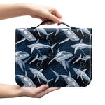 Shark Underwear Pattern Print Leather Bible Cover