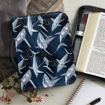 Shark Underwear Pattern Print Leather Bible Cover