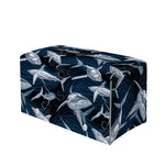 Shark Underwear Pattern Print Leather Tissue Box Cover