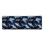 Shark Underwear Pattern Print Long Kitchen Mat
