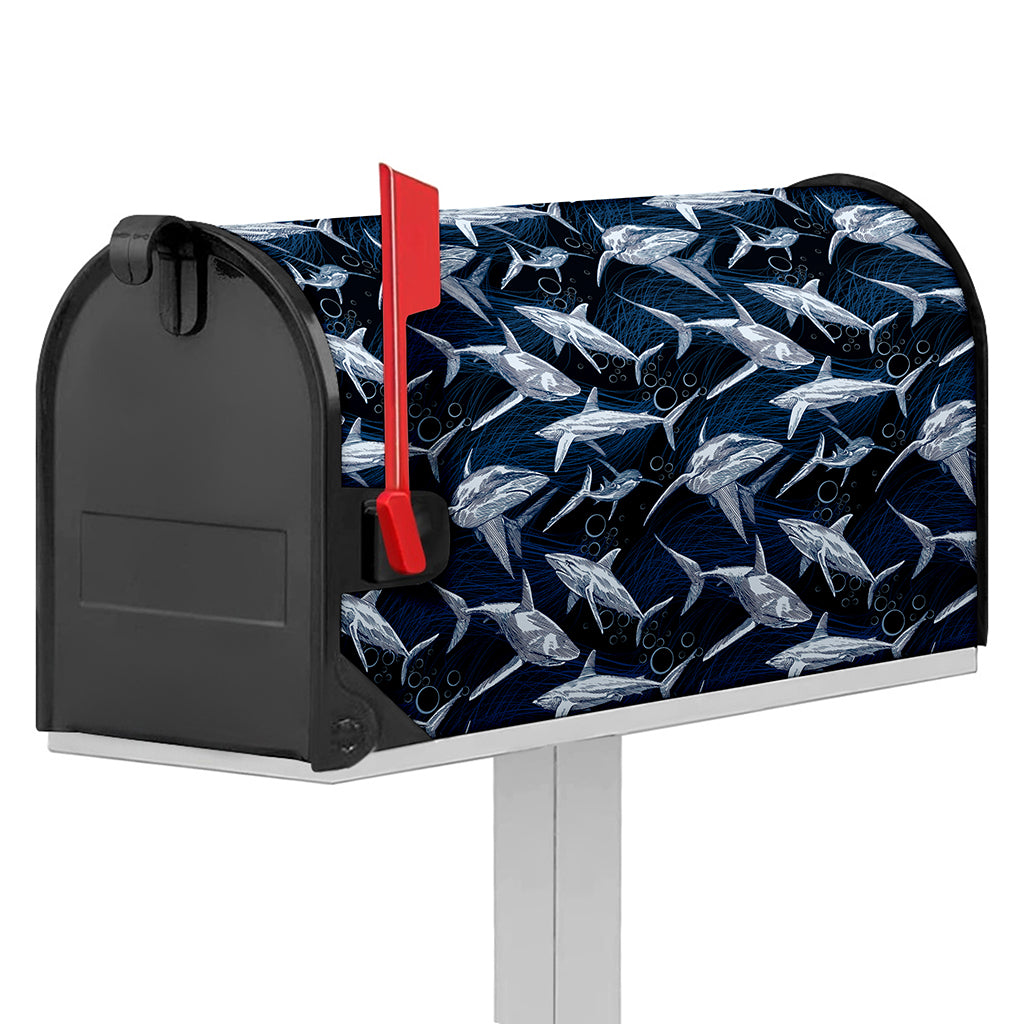 Shark Underwear Pattern Print Mailbox Cover