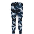 Shark Underwear Pattern Print Men's Leggings