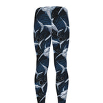 Shark Underwear Pattern Print Men's leggings