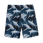 Shark Underwear Pattern Print Men's Sports Shorts