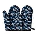 Shark Underwear Pattern Print Oven Mitts
