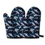 Shark Underwear Pattern Print Oven Mitts