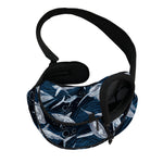 Shark Underwear Pattern Print Pet Sling Carrier