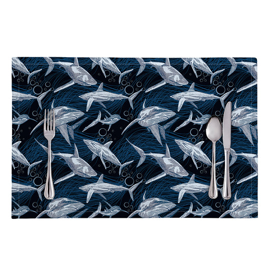 Shark Underwear Pattern Print Placemat
