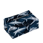 Shark Underwear Pattern Print Rectangle Tissue Box Cover