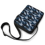 Shark Underwear Pattern Print Rectangular Crossbody Bag