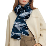 Shark Underwear Pattern Print Scarf