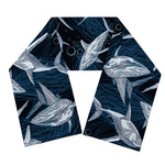 Shark Underwear Pattern Print Scarf