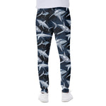Shark Underwear Pattern Print Scuba Joggers