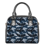 Shark Underwear Pattern Print Shoulder Handbag