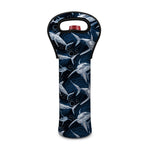 Shark Underwear Pattern Print Single Neoprene Wine Tote
