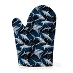 Shark Underwear Pattern Print Single Oven Mitt