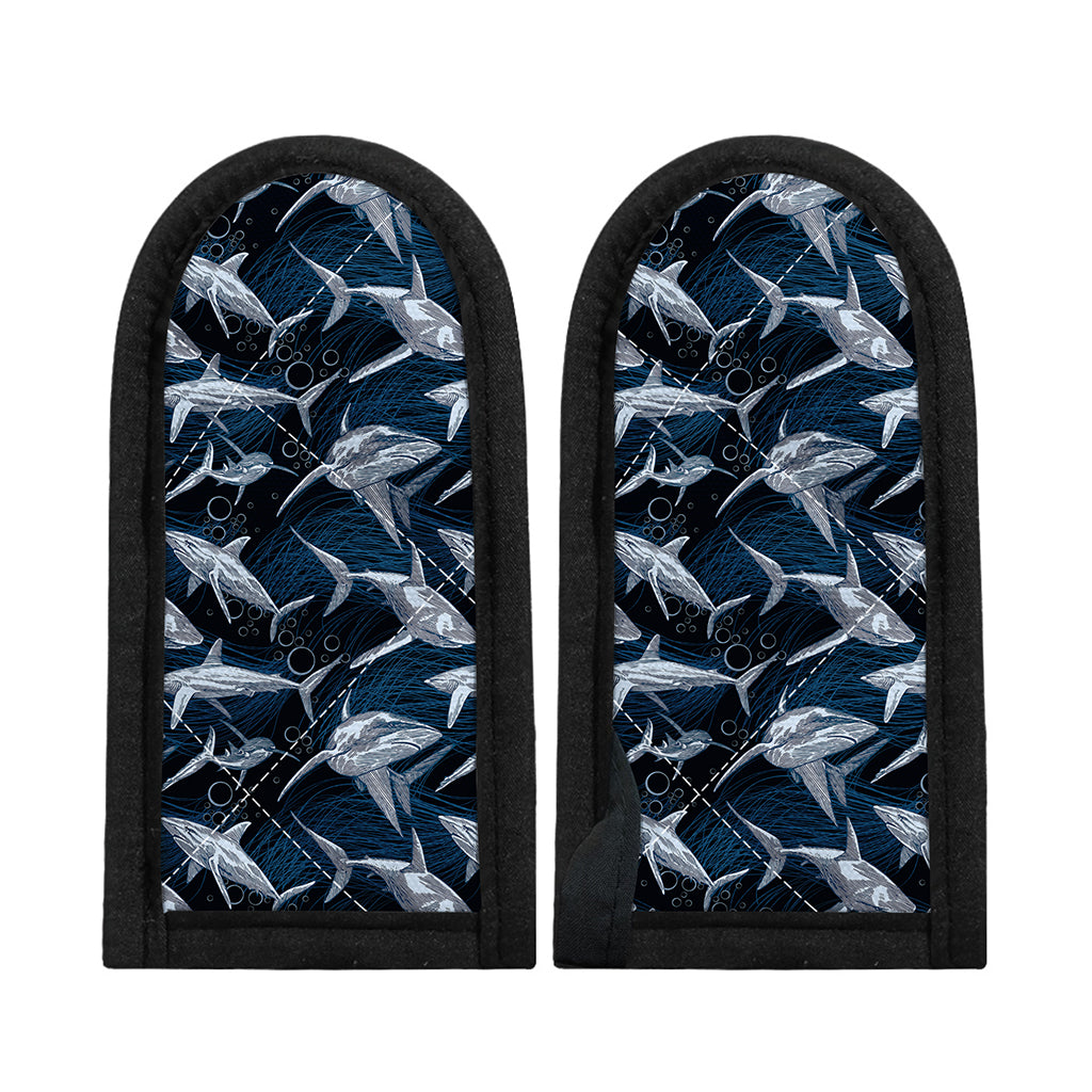 Shark Underwear Pattern Print Skillet Handle Cover
