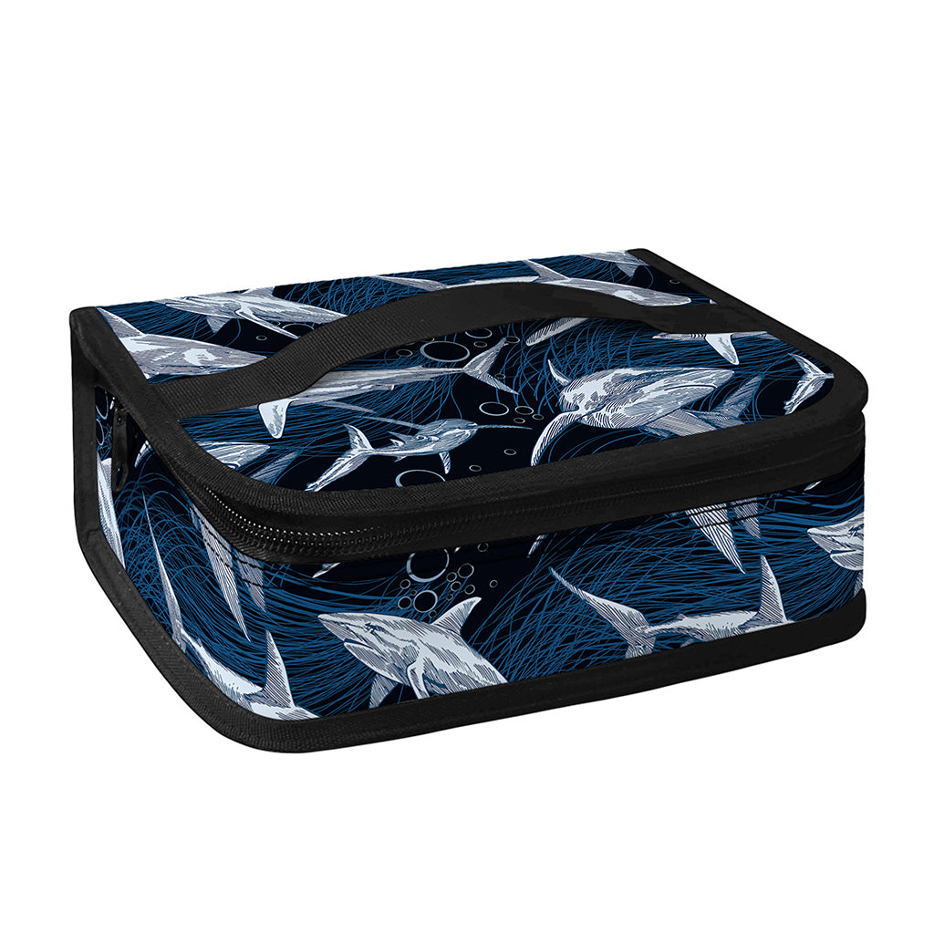 Shark Underwear Pattern Print Small Lunch Bag