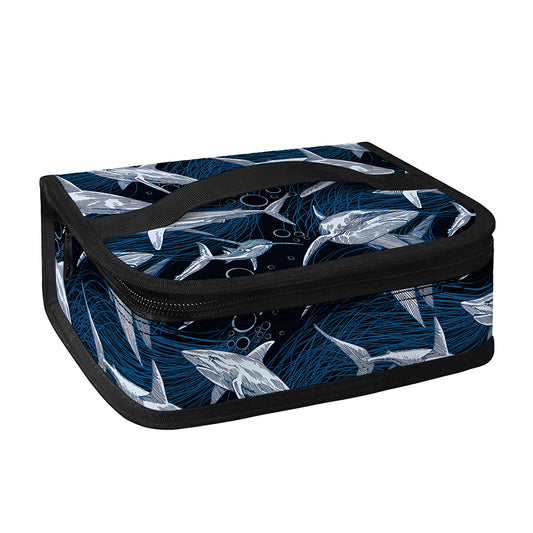 Shark Underwear Pattern Print Small Lunch Bag