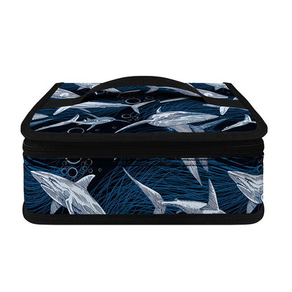 Shark Underwear Pattern Print Small Lunch Bag