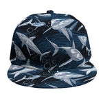 Shark Underwear Pattern Print Snapback Cap