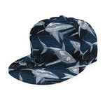 Shark Underwear Pattern Print Snapback Cap