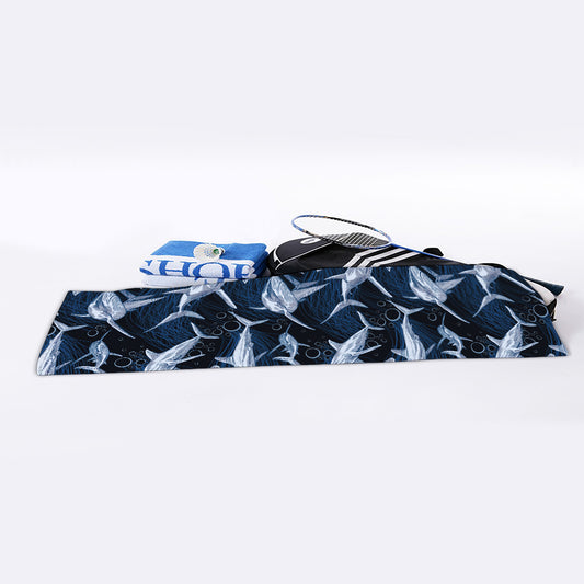 Shark Underwear Pattern Print Sports Towel