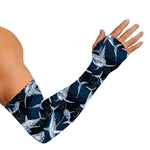Shark Underwear Pattern Print Sun Protection Arm Sleeves