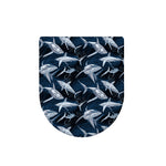 Shark Underwear Pattern Print Toilet Lid Cover