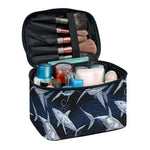 Shark Underwear Pattern Print Travel Makeup Bag