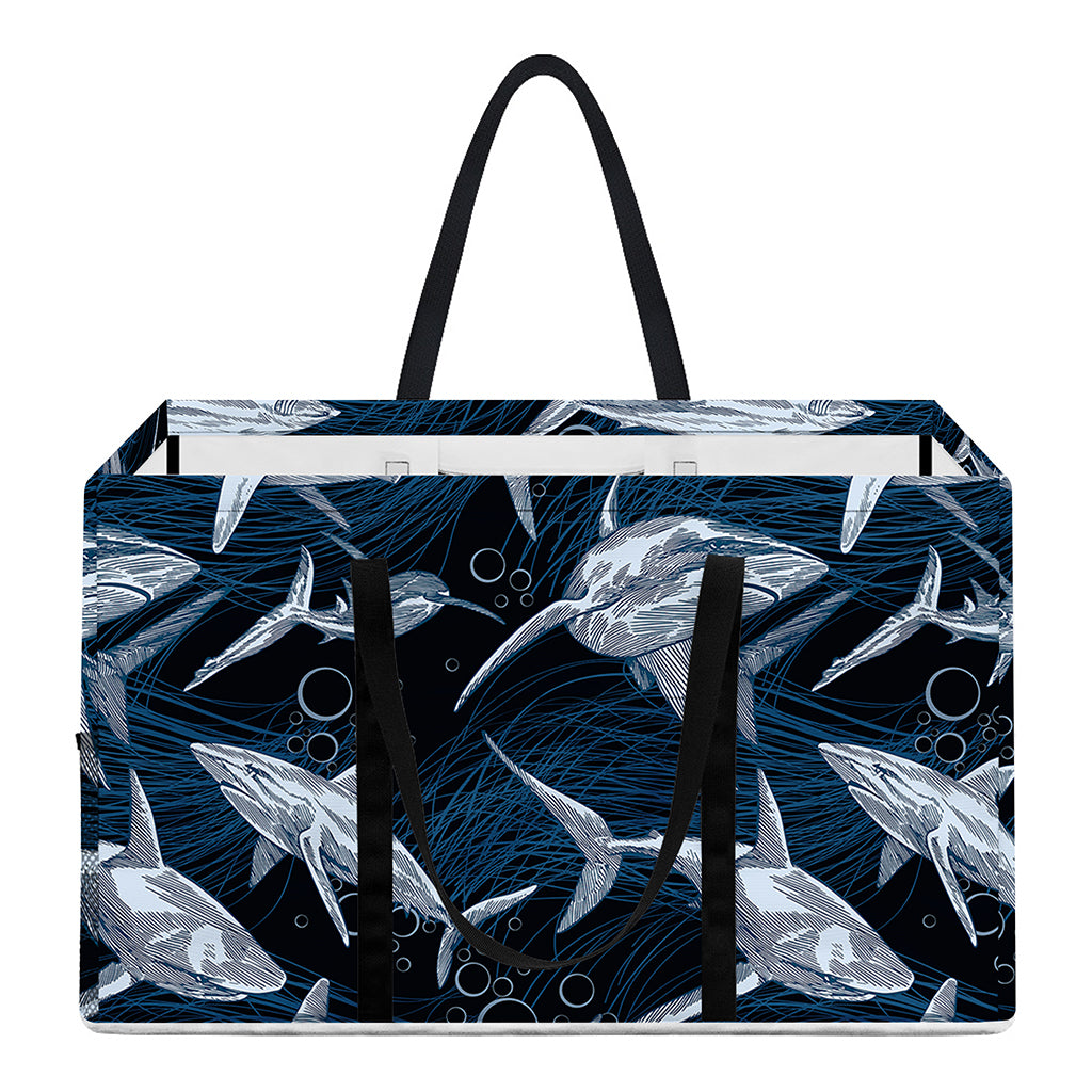Shark Underwear Pattern Print Utility Tote Bag