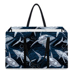 Shark Underwear Pattern Print Utility Tote Bag