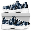 Shark Underwear Pattern Print White Chunky Shoes