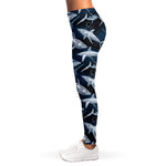 Shark Underwear Pattern Print Women's Leggings