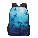 Shark Underwear Print 17 Inch Backpack
