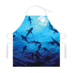 Shark Underwear Print Adjustable Apron