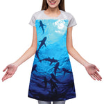 Shark Underwear Print Adjustable Apron