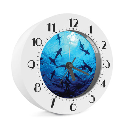 Shark Underwear Print Alarm Clock