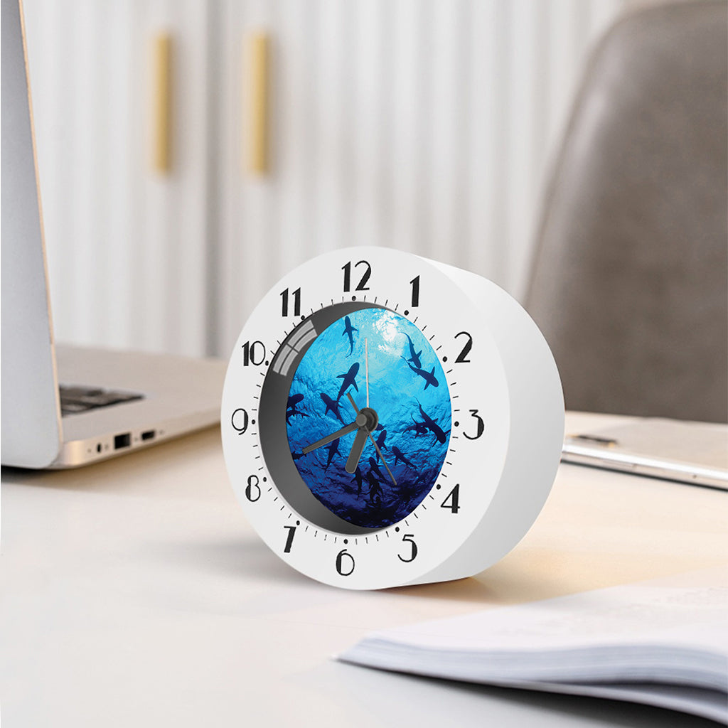Shark Underwear Print Alarm Clock