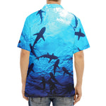 Shark Underwear Print Aloha Shirt